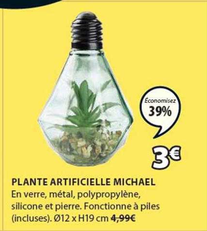 plante artificielle michael