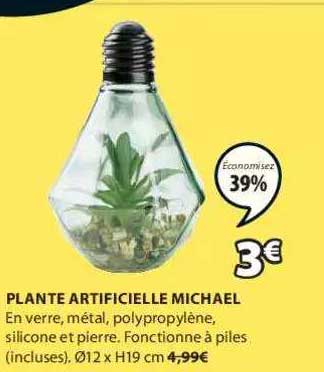 plante artificielle michael