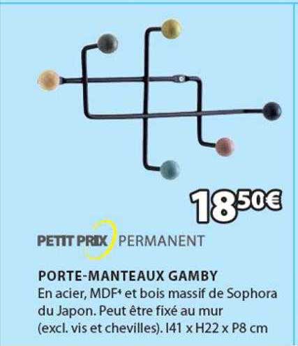 porte-manteaux gamby