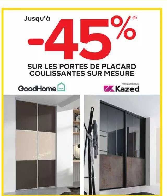 portes de placard coulissantes sur mesur goodHome, kazed