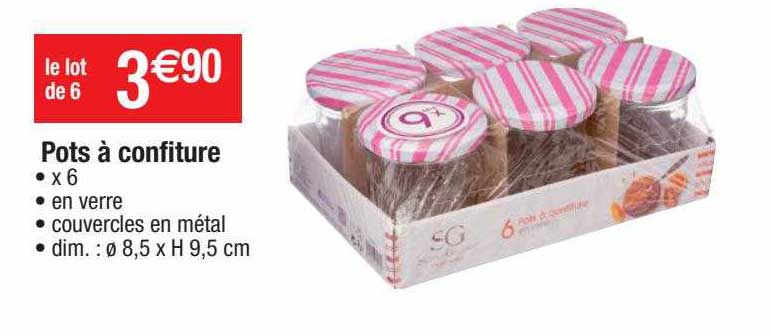 pots à confiture