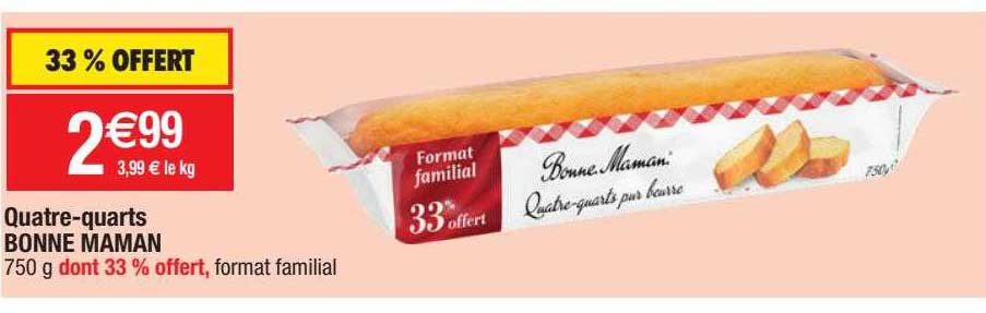 quatre-quarts bonne maman