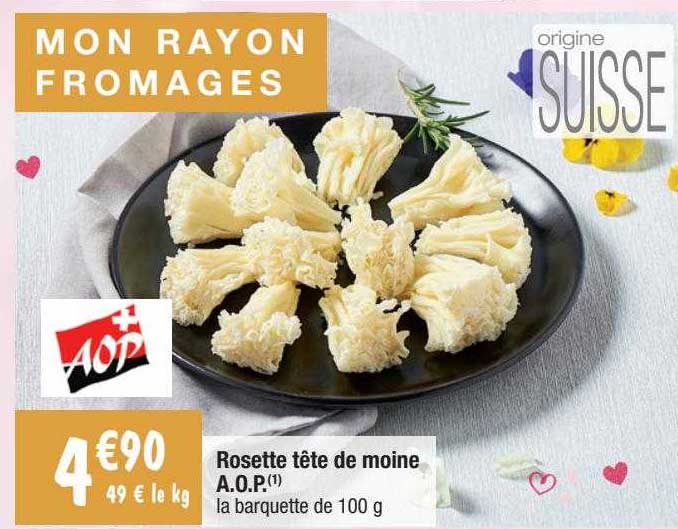 rosette tête de moine a.o.p.