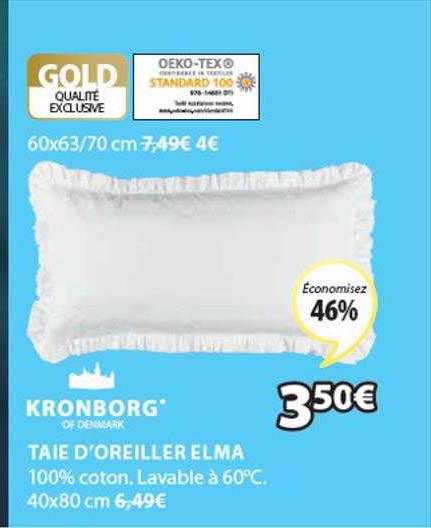taie d'oreiller elma kronborg