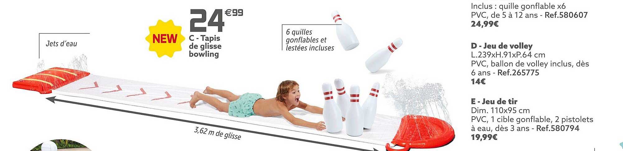 tapis de glisse bowling