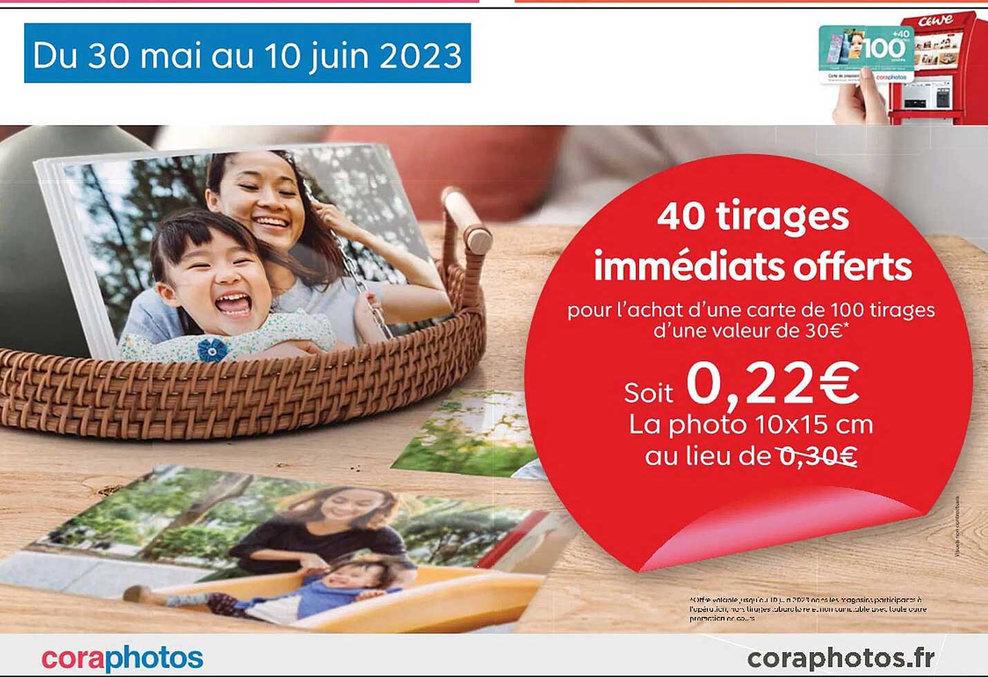 40 tirages immédiats offerts