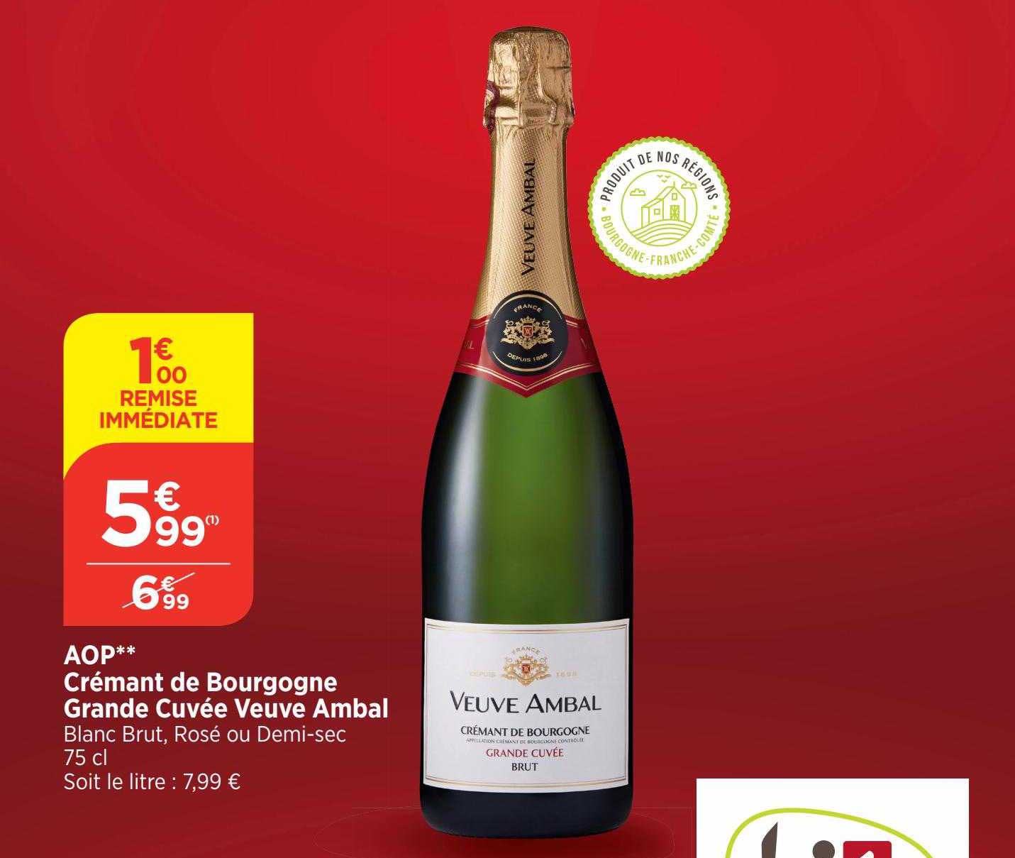 aop crémant de bourgogne grande cuvée veuve ambal