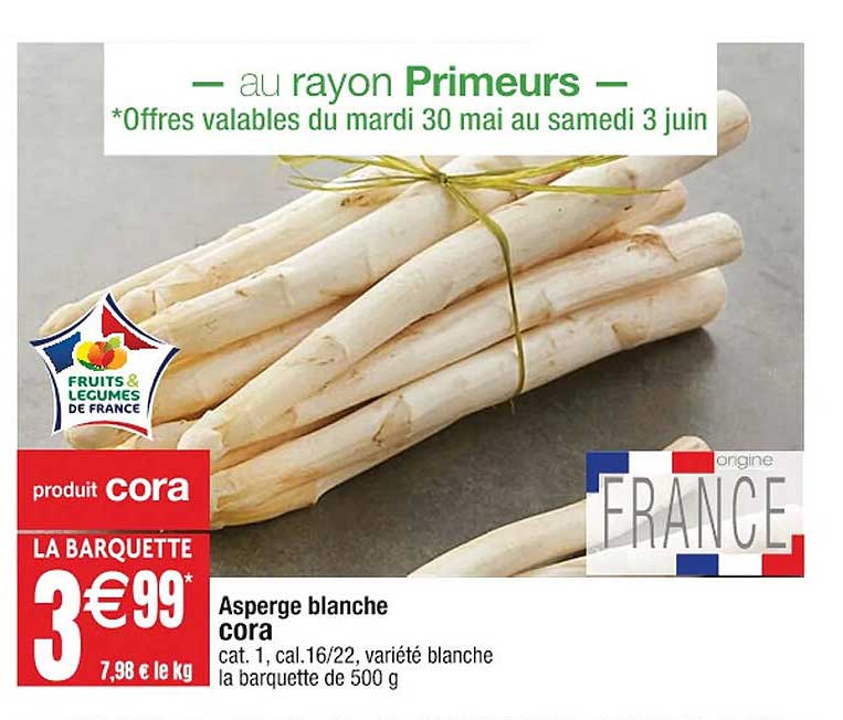 asperge blanche cora
