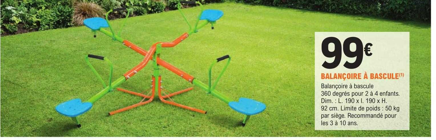 balançoire à bascule
