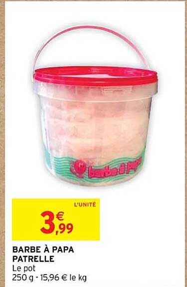 barbe à papa patrelle