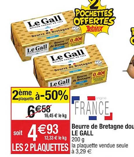 beurre de bretagne doux le gall