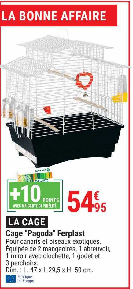 cage "pagoda" ferplast