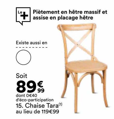 chaise tara
