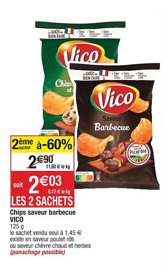 Chips Saveur Barbecue Vico