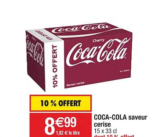 coca-cola saveur cerise