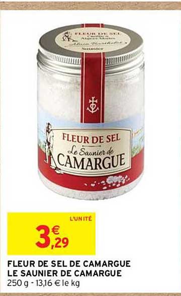 fleur de sel de camargue le saunier de camargue