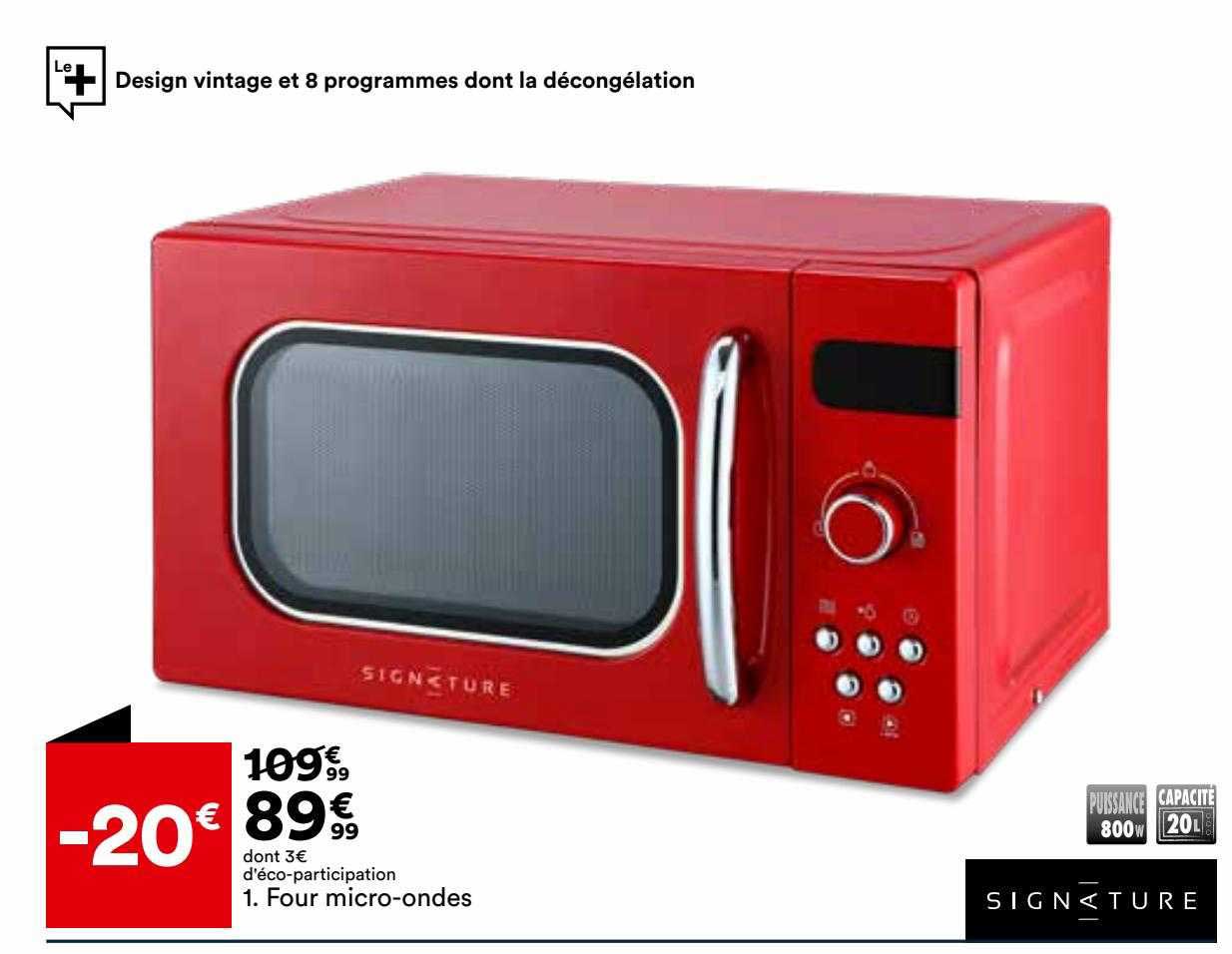 four micro-ondes signature