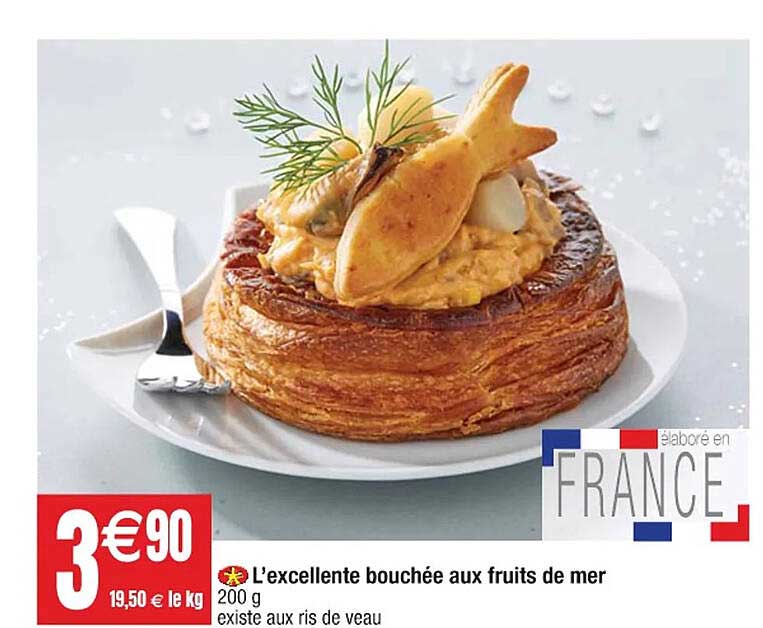 L'excellente Bouchée Aux Fruits De Mer