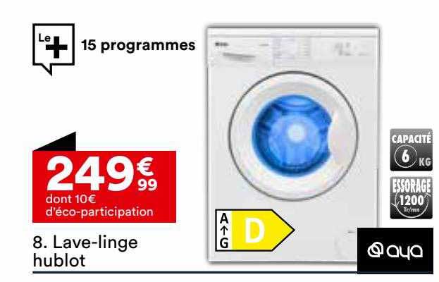lave-linge hublot aya