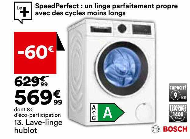 lave-linge hublot bosch
