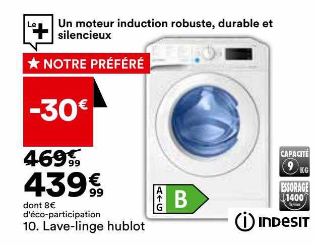 lave-linge hublot indesit