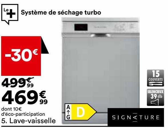 lave-vaisselle signature