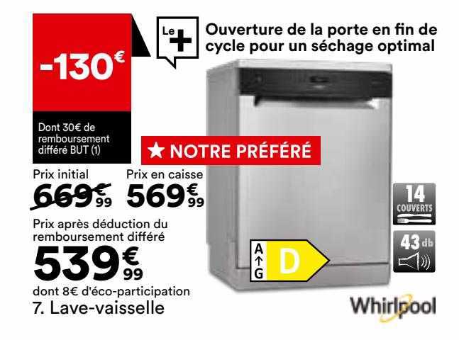 lave-vaisselle whirlpool