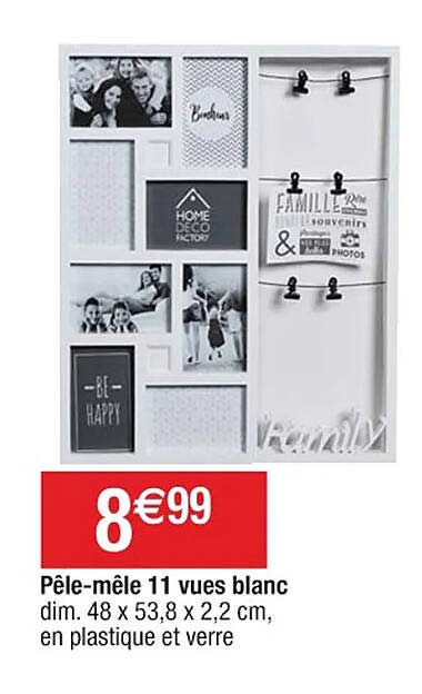 pêle-mêle 11 vues blanc