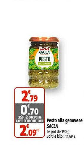 pesto alla genovese sacla