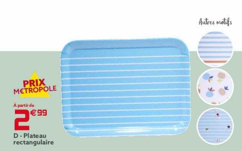 Plateau Rectangulaire