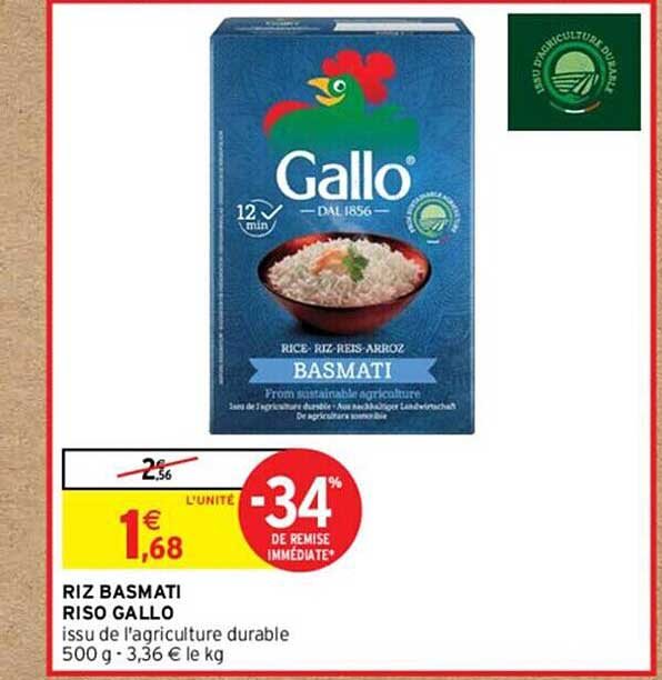 riz basmati riso gallo