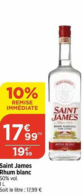Saint James Rhum Blanc