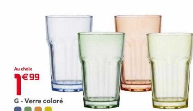 verre coloré