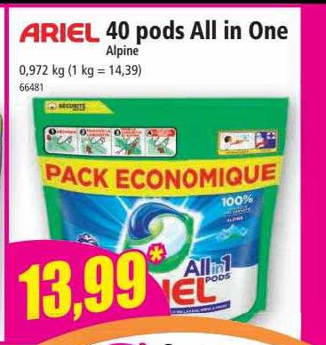 40 pods all in one alpine ariel