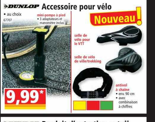 Accessoire Pour Vélo Dunlop