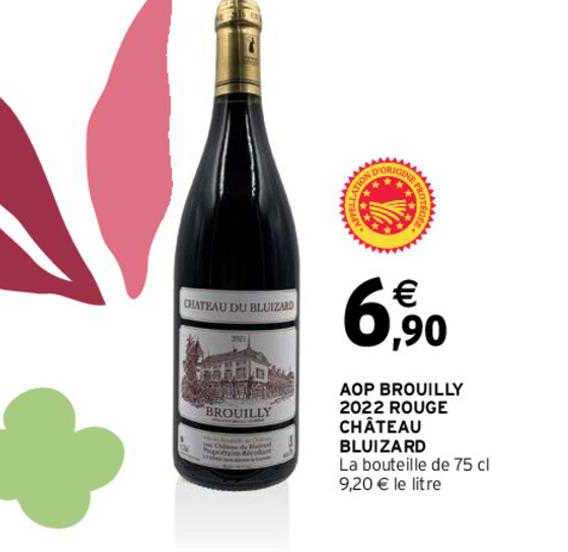 aop brouilly 2022 rouge château bluizard