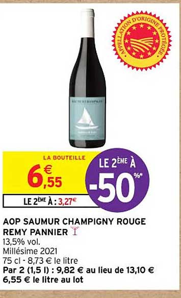 aop saumur champigny rouge remy pannier