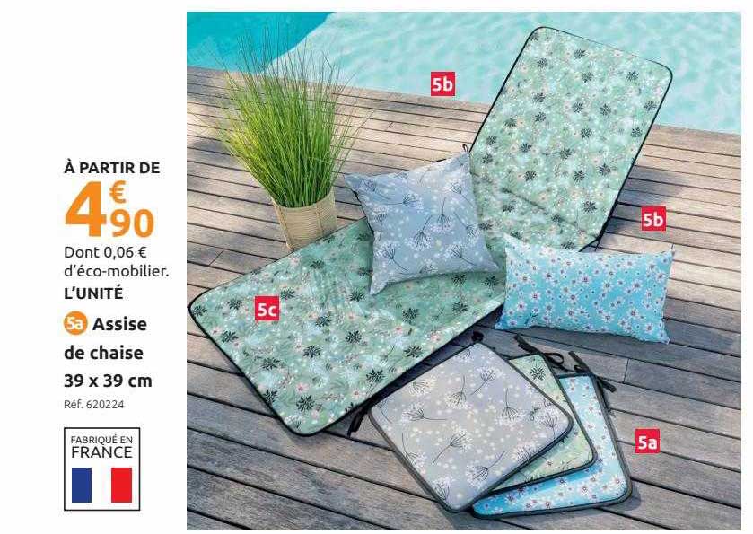 Assise De Chaise 39 X 39 Cm