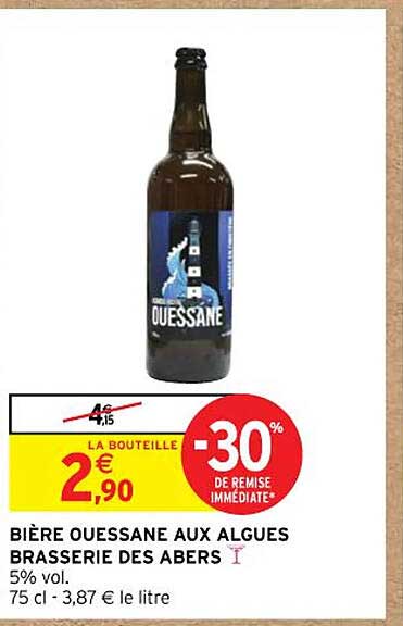 Bière Ouessane Aux Algues Brasserie Des Abers