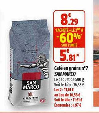 café en grains n°7 san marco