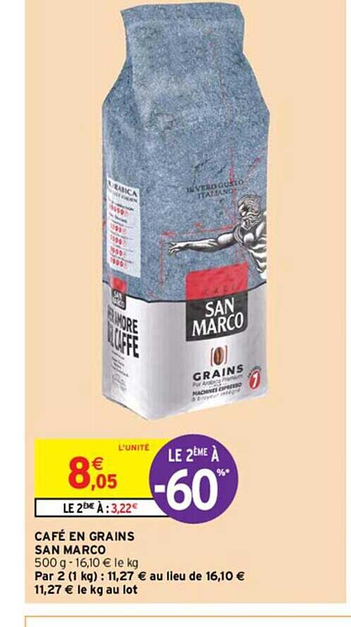 café en grains san marco