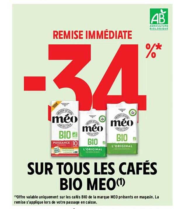Cafés Bio Méo