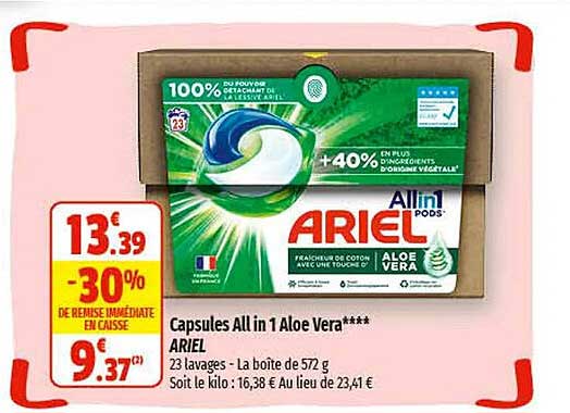 capsules all in 1 aloe vera ariel