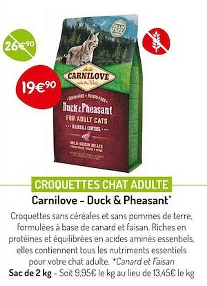 carnilove - duck & pheasant