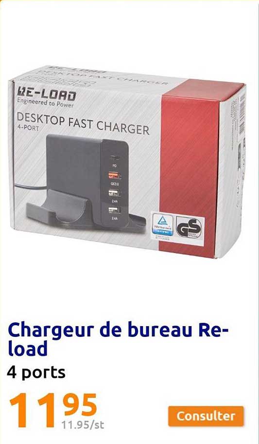 Chargeur De Bureau Reload