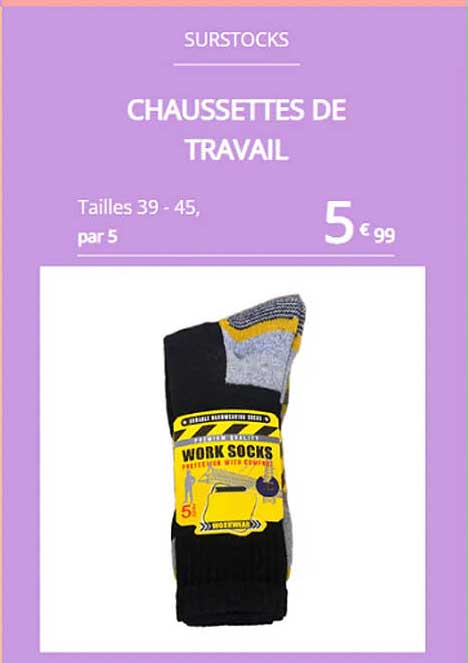 Chaussettes De Travail
