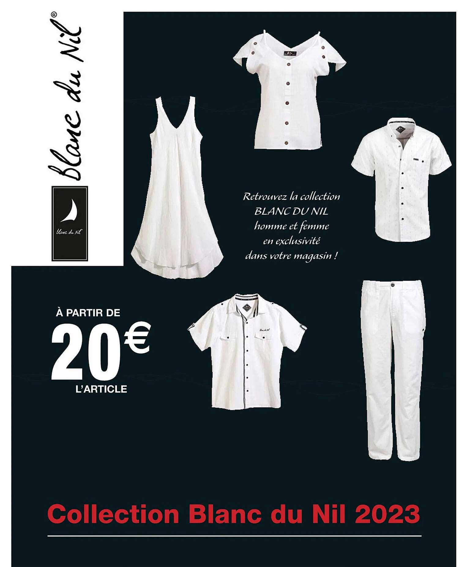 collection blanc du nil 2023