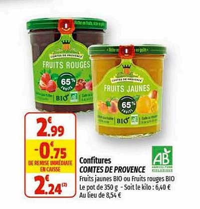 confitures comtés de provence