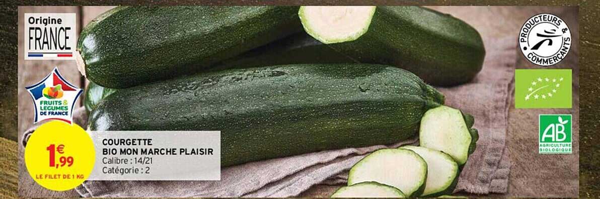 courgette bio mon marché plaisir