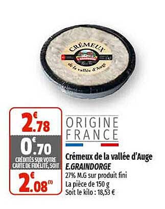crémeux de la vallée d'auge e.graindorge